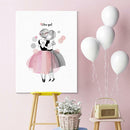 Unframed Modern Art Canvas Oil Painting Nordic Ballet Girls Print Decor L
