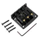 3-String Adjustable Guitar Bridge Tailpiece With 4pcs Screws and Wrench for