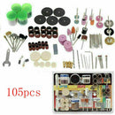 105Pcs Mini Electric Drill Grinder Rotary Tool Grinding Best Polishing Set S8W0