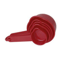 5 Piece Red Measuring Cup Set I5P4