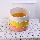 Foldable Nordic Style Environmentally Friendly Material Cotton Thread Laund