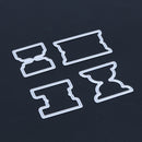4pcs DIY Metal Embroidery Stencil Scrapbook Craft Cutting Die A