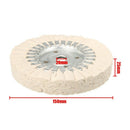 2X(6 Inch Cotton Airway Polishing Polishing Wheel Cutter Polishing Machine