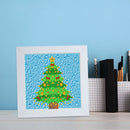 DIY Full Drill Diamond Painting Christmas Tree Embroidery Set with Frame