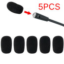 5PCS Mic Miniphone Windscreen Soft Foam Pad Mic Cover Holder Sponge Skin TOCA
