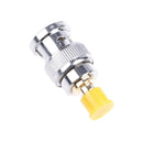 2Pcs BNC male plug to SMA female jack RF adapter connector  Z