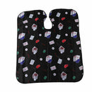 Pro Salon Barber Hair Cut Hairdressing Coloring Poker Pattern Gown Cloth Ca