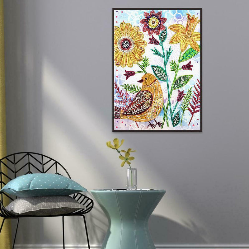 5D DIY Special Shaped Diamond Painting Bird Cross Stitch Mosaic Craft Kits