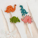 24pcs Dinosaur Cake Dessert Inserted Card Prod for Birthday Children's Day
