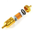 Universal 8 MM Black Petrol Gas Fuel Filter Cleaner Car Motorcycle Quad JS BX