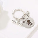 Graduate Caps Diploma Pendant Keychain Women 2019 Graduation Gift Key Ring A