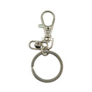 10pcs Lobster Clasp Clips Key Hook Keychain Split Key Rings Jewelry Findings