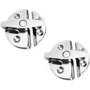 316 Marine Stainless Steel Boat Door Latch Round 58mm Boat Twist Lock Boat