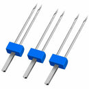 12 Pieces Twin Needles, Double Twin Needles with Plastic Box for Household  G2L3