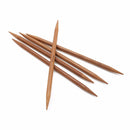 55pcs 11 Sizes 13cm Double Pointed Carbonized Bamboo Knitting Needles Set