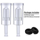 Airlock Set for Fermentation, 20 Pieces Silicone Grommets and 6 Pieces Plas