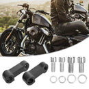 Universal Aluminum Motorcycle Mirror Risers Extenders Extension Adapters