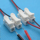 30X Electrical Cable Connectors Quick Splice Lock Wire Terminals Self Locking LJ
