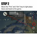 Mobile Game Controller(Newest Version) Sensitive Shoot and Aim Buttons L1R1