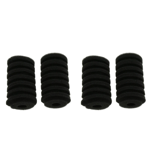 4pcs Biochemical Filter Sponge, for Aquariums, Reusable, Black