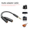 6.35 mm Male to 2 6.35 mm Female Adapter Cable Y Splitter Stereo Audio Cord A