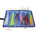 6 pcs 9 Inch Saltwater Fishing Lures Trolling Lures for Tuna Marlin Dolphin