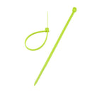 100X 2.5mmx100mm Nylon Cable Wire Zip Ties Cord Wrap Strap Color:Green F1Y6