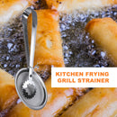 Multifunction Filter Clip Spoon Stainless Steel Oil-frying Clamp Strainer