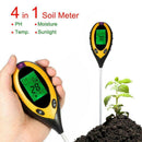 4 in1 PH Soil Tester Water Moisture Light Temp Meter PH Garden Flower Plant J2F0