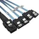 Internal Mini Sas 36Pin (Sff-8087) Male To 4X Sata 7Pin Female Fan-Out Cabl D9G1