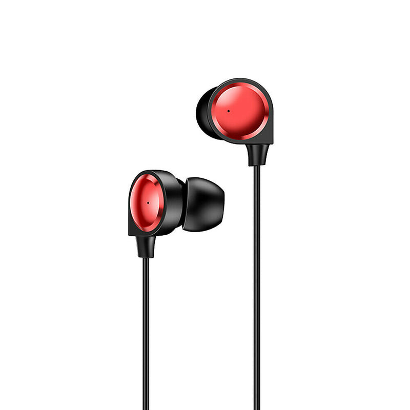 1.2m EP-40 3.5mm Jack Earphone Bass Noise Isolating Earbud In-Ear Headset w/Mic