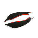 Carbon Fiber Front Fog Light Lamp Eyebrow Cover Trim for Ford Mustang 2018