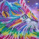 5D DIY Special Shaped Diamond Painting Color Cat Cross Stitch Embroidery