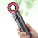 Mini Handheld Bladeless Fan Air Conditioning Desktop Air Cooling Fan (Grey) A