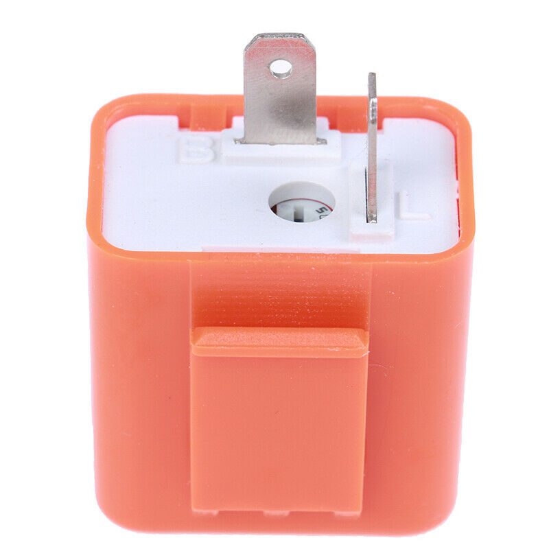 2-Pin Motorcycle Speed Adjustable LED Turn Signal Indicator Flasher Relay 12V Gn