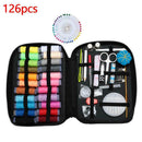 126Pcs/Set Sewing Kit Scissors Needle Thread For Home Stitching Hand Sewing