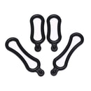 4pcs black rubber band pvc ring for t6 led headlight bike headlamp bicycle  JR