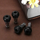 4pcs Car Chrome Rubber Tubeless Wheel Tyre Tire Valve Stem Cap Covers