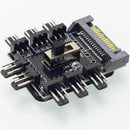 Multi Way Splitter Cooler Cooling Fan Hub PC Computer SATA 1 to 8 3pin 12V  A8U9