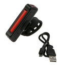 1pc USB Rechargeable LED Bicycle Cycling Front/Rear Tail Light Bike Lamp 6 Modes