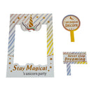 1set Photo Booth Props Frame Kids Photobooth Props Birthday Party Dec BX