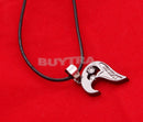Women Her And His Stainless Steel Couples Pendant Heart Love You Chain Necklace!