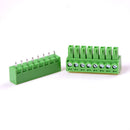 5PCS 3.81mm 8-Pin Plug-in Screw Terminal Block Connector Panel PCB Moun 3C