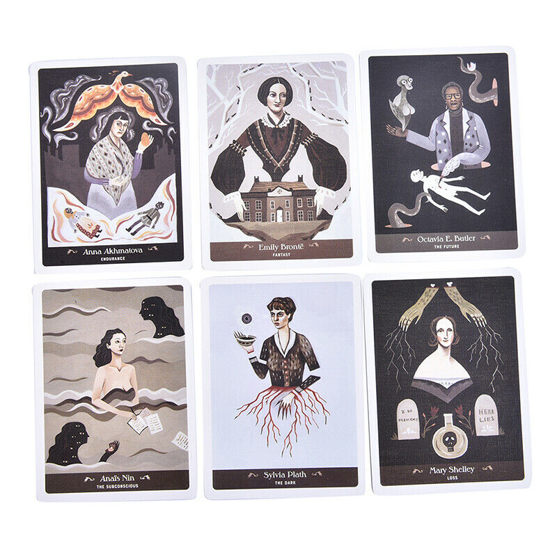 The Literary Witches Oracle 70 Cards Tarots Deck English Family Party Board  Hn