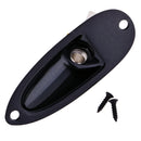 1 Set Black Boat Socket Guitar Jack Socket Output