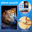 1000 Pieces Paper Jigsaw Puzzles Sleeping Cheetah Assembling Picture Craft