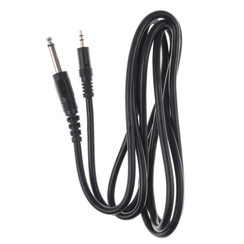 3.5mm to 6.3mm Male Jack Audio Cable 2M for MP3 Pickup I215 Instrument FT