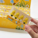 4Pcs/Set Cute Little Bee Design Rubber Pencil Eraser Office Stationery Stud C3O5