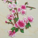 Flower Bird Venice Embroidered Trim Clothing Sewing Applique Pink