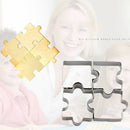 4pcs Cookie Cutter Different Jigsaw Puzzle Shapes Stainless Steel Baking Tool Hn